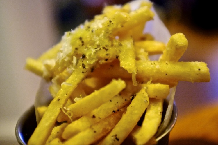 Rock 'n' Chips: Parmesan, Chopped Black Truffle