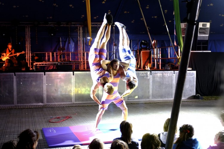 Circus acrobats