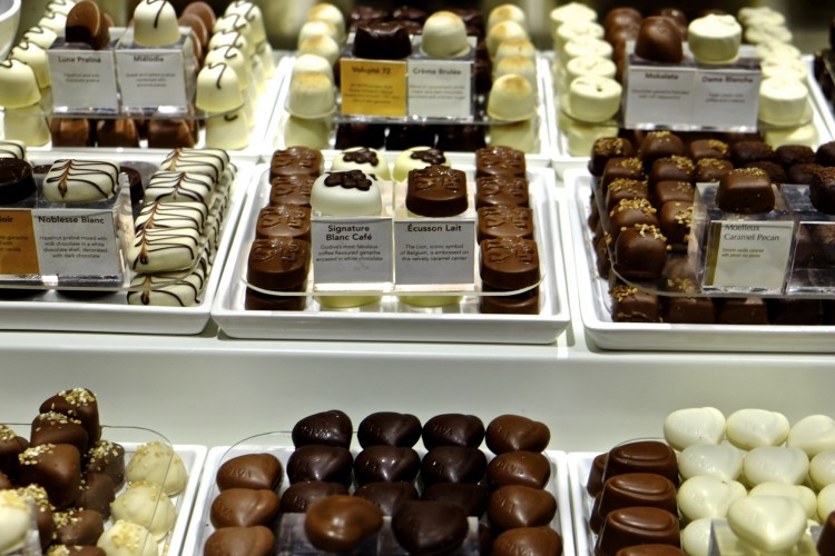 Chocolates in Shop Window