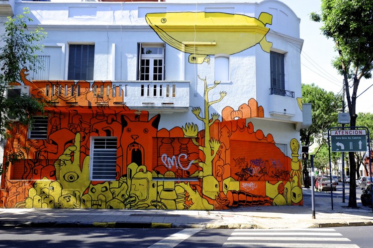 Yellow Sub Graffiti