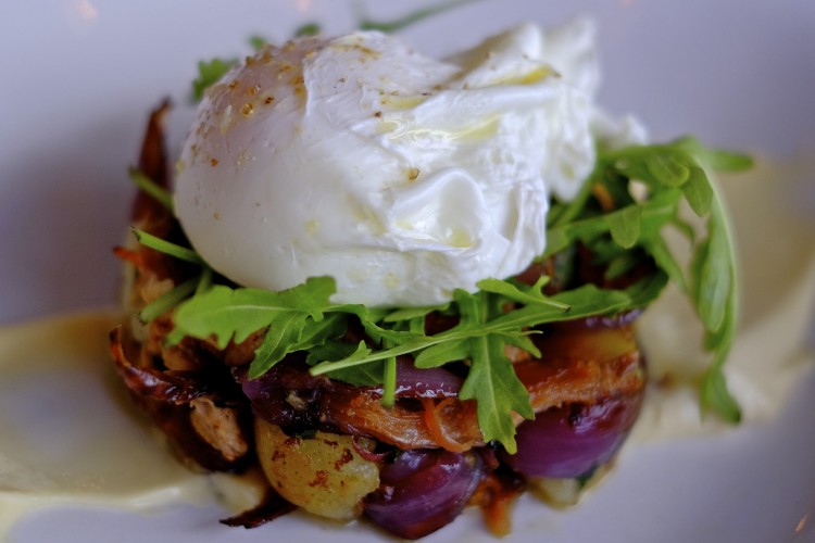 Poached Egg and Pork Belly