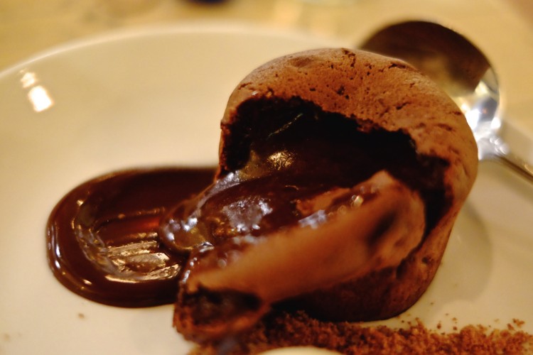 Chocolate Garum masala pudding