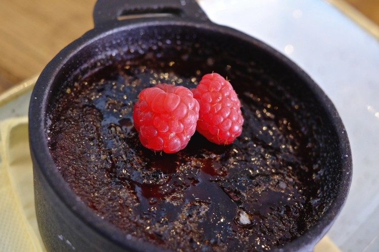 Raspberry and Chocolate Brûlée
