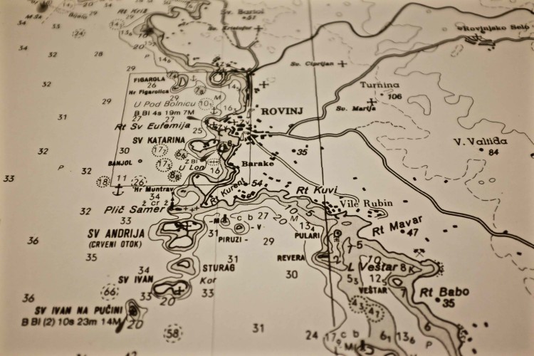 Map of Rovinj